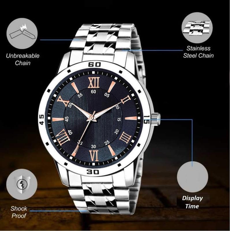 Elegant Stainless Steel Business Watch