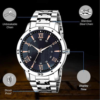 Elegant Stainless Steel Business Watch